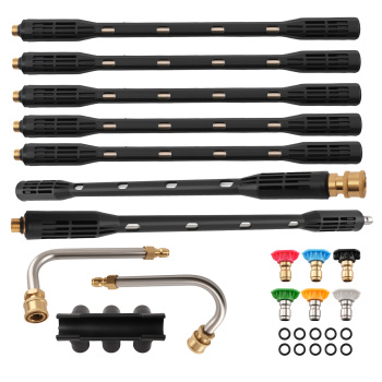 High Pressure Washer Extension Wand Replace Lance Gutter Cleaner Nozzle 4000PSI